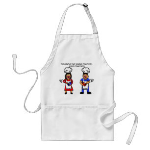 The Couple That Cooks Together Standard Apron