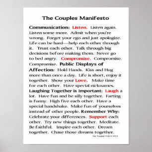 The Couples Manifesto Poster