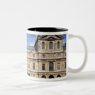 The Cour Carree and the Pavilion de l'Horloge Two-Tone Coffee Mug