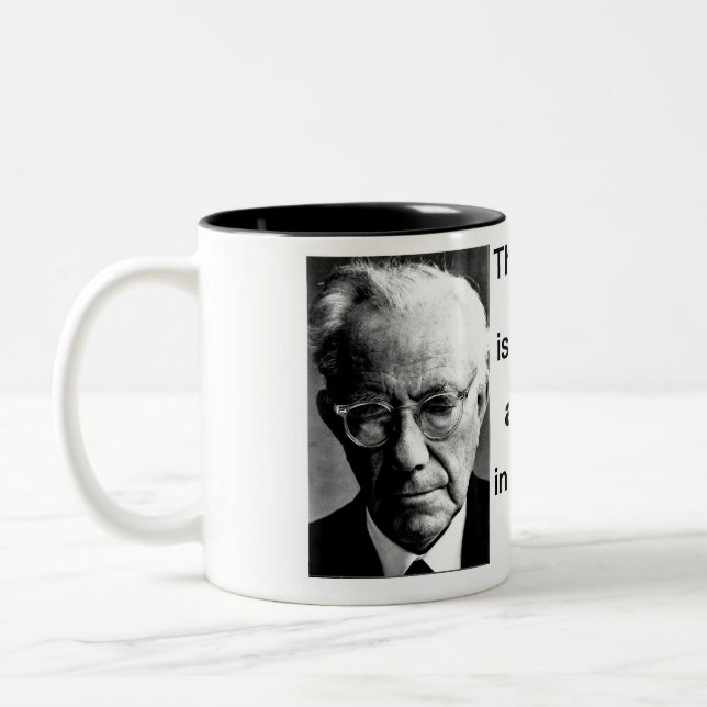 The Courage to Be Paul Tillich Two-Tone Coffee Mug (Left)