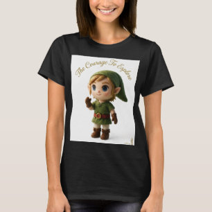 The Courage to Explore Little Adventurer Woman Tee