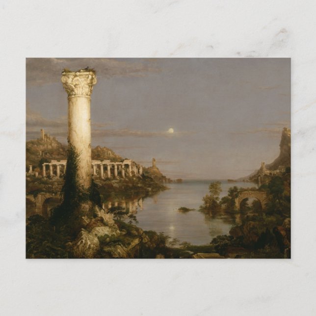 The Course of Empire: Desolation by Thomas Cole Po Postcard (Front)