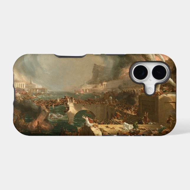 The Course of Empire Destruction iPhone 17 Case (Back (Horizontal))
