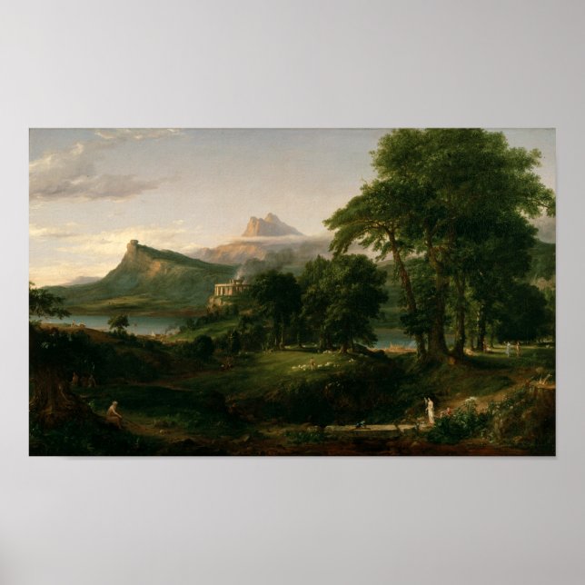 The Course of Empire: The Arcadian or Pastoral Sta Poster (Front)