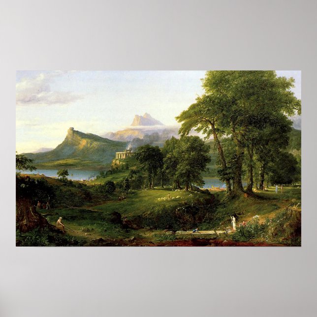The Course of Empire, The Arcadian or Pastoral Sta Poster (Front)