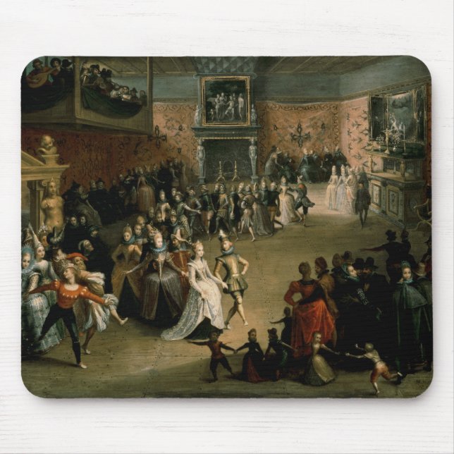 The Court Ball, 1604 Mouse Mat (Front)