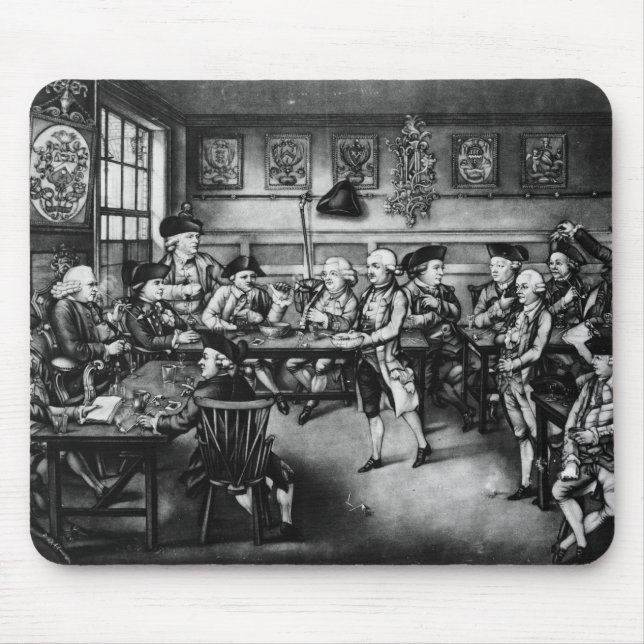 The Court of Equity or Convivial City Meeting Mouse Mat (Front)