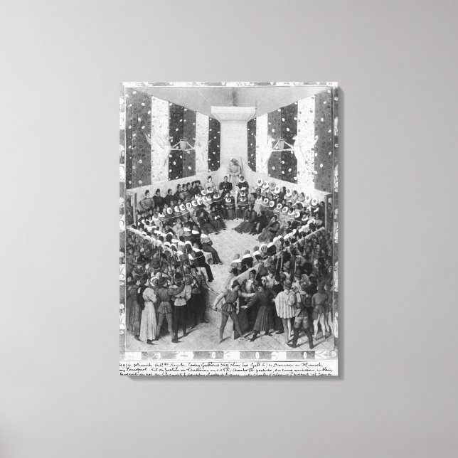 The Court of Justice Canvas Print (Front)
