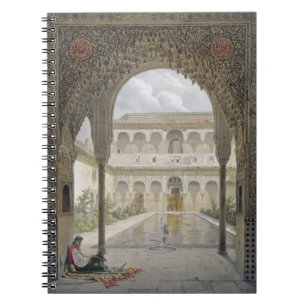 The Court of the Alberca in the Alhambra, Granada, Notebook