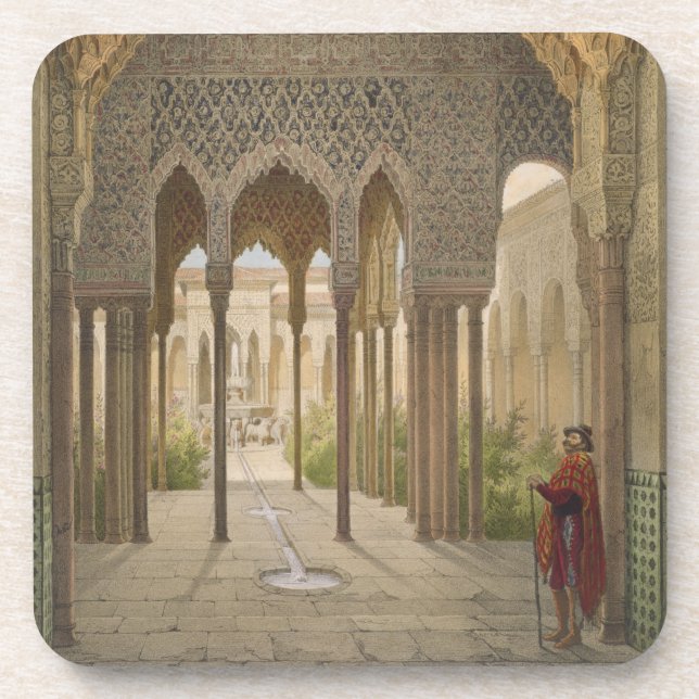 The Court of the Lions, the Alhambra, Granada, 185 Coaster (Front)