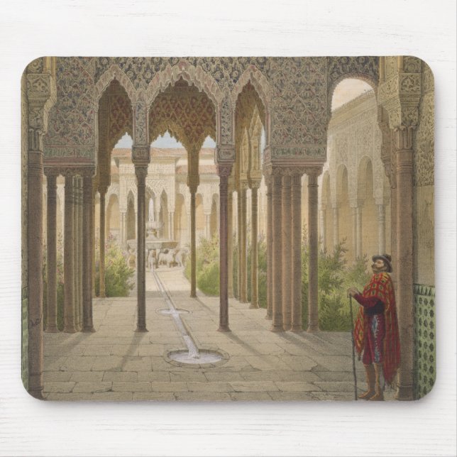 The Court of the Lions, the Alhambra, Granada, 185 Mouse Mat (Front)