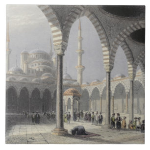 The Court of the Mosque of Sultan Achmet, Istanbul Tile