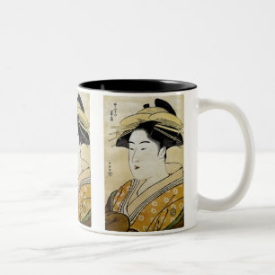 The Courtesan Hanaogi Two-Tone Coffee Mug