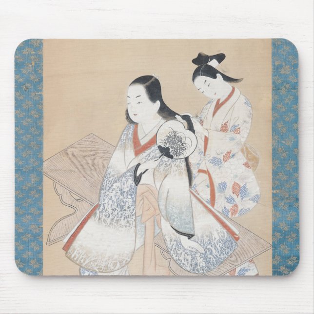 The Courtesan's Coiffure, c.1700-14 Mouse Mat (Front)