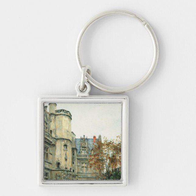 The Courtyard of the Museum of Cluny, c.1878-80 Key Ring (Front)