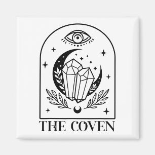 The Coven Bride Witchy Gothic Wedding Bachelorette Magnet