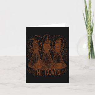 The Coven Bridesmaid Witch Halloween Chelorette Ma Card