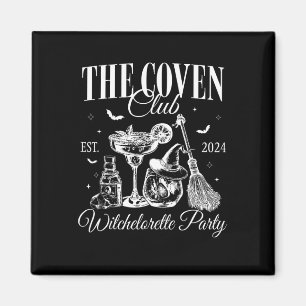 The Coven Club Witch Bychelorette Gothic Halloween Magnet