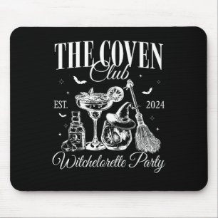 The Coven Club Witch Bychelorette Gothic Halloween Mouse Mat