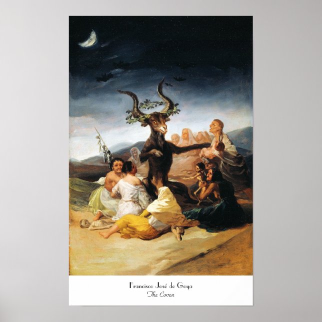 The Coven Francisco José de Goya masterpiece paint Poster (Front)