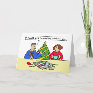 The Covid 19 Face Mask Christmas Gift Humor Card