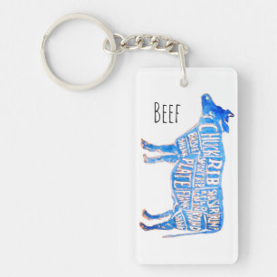 The Cow Key Ring