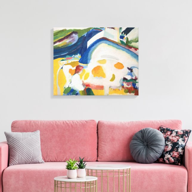 The Cow | Wassily Kandinsky | Canvas Print (Insitu(LivingRoom))