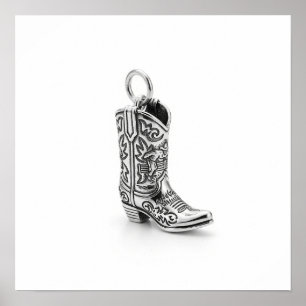 The Cowboy Boot Charm Poster