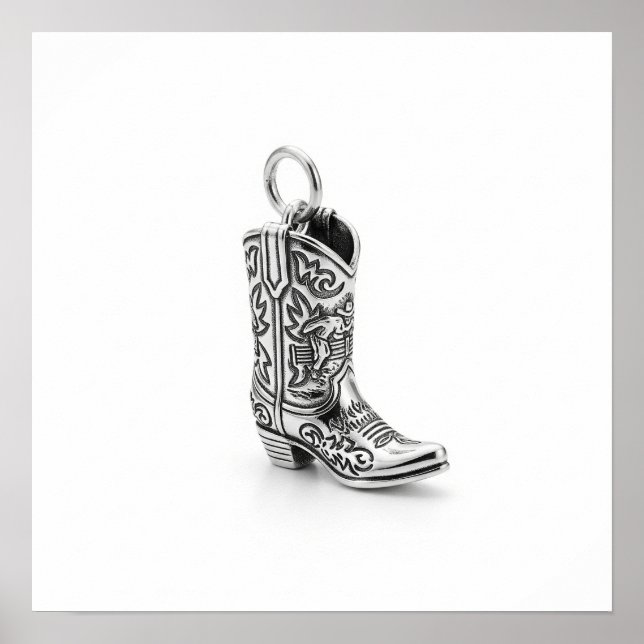 The Cowboy Boot Charm Poster (Front)