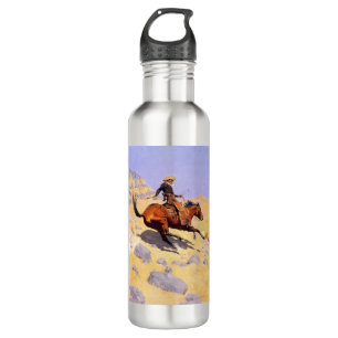 The Cowboy (by Frederic Remington) 710 Ml Water Bottle