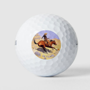 The Cowboy (by Frederic Remington) Golf Balls
