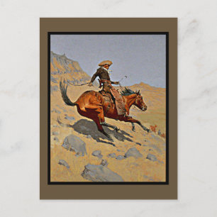The Cowboy by Frederic Remington Postcard