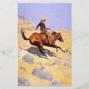 The Cowboy (by Frederic Remington) Stationery