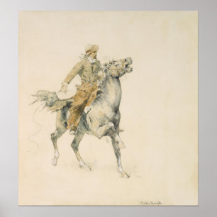 The Cowboy, Frederic Remington Poster