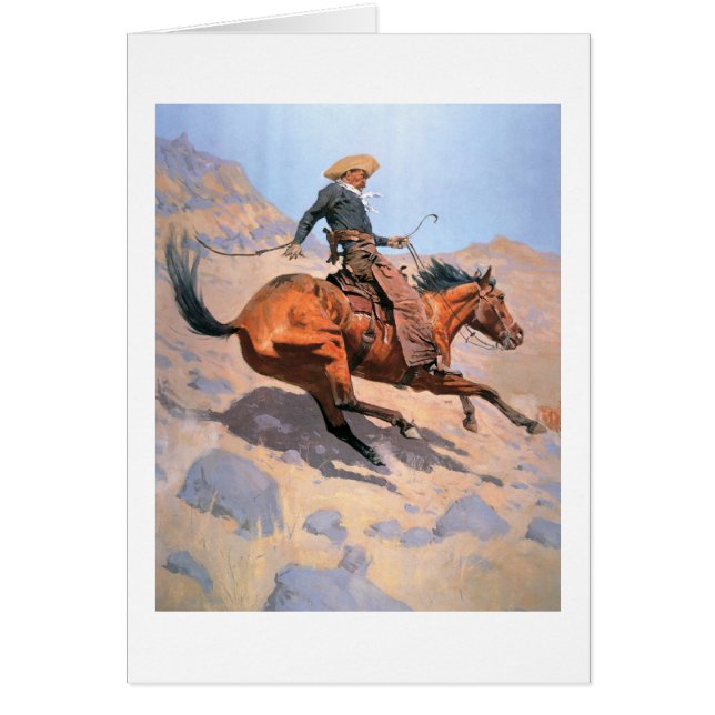 The Cowboy (oil on canvas) (Front)