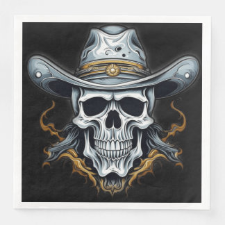 The Cowboy Skeleton Napkin