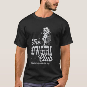 The Cowgirl Club Graphic, Western Themed, Vintage T-Shirt