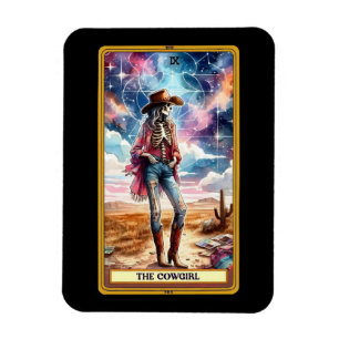 The Cowgirl Tarot Card Magnet