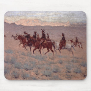 The Cowpunchers (w/c on paper) Mouse Mat