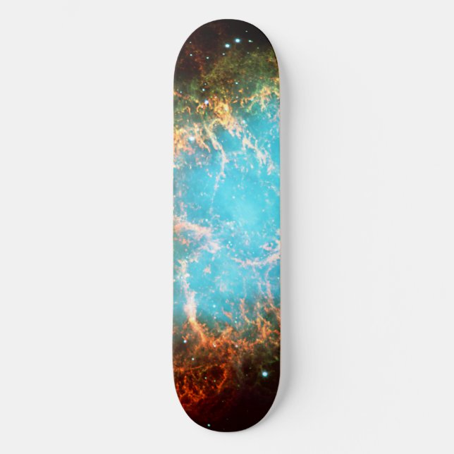 The Crab Nebula in Taurus - Breathtaking Universe Skateboard (Front)
