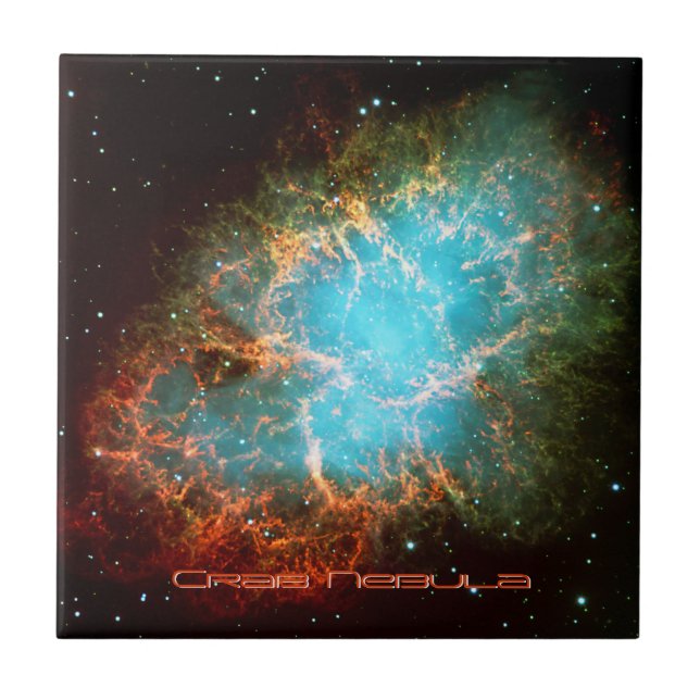 The Crab Nebula in Taurus Tile (Front)