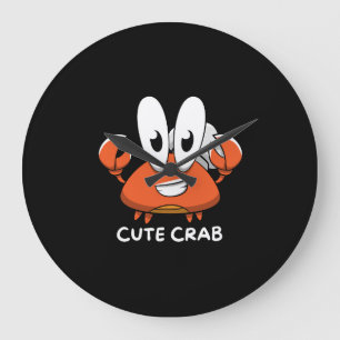 The Crabtastic Cutie. Large Clock