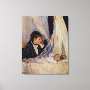 The Cradle by Berthe Morisot Canvas Print