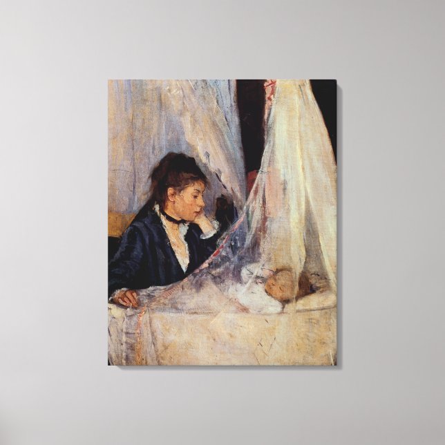 The Cradle by Berthe Morisot Canvas Print (Front)