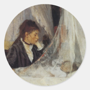 The Cradle by Berthe Morisot Classic Round Sticker