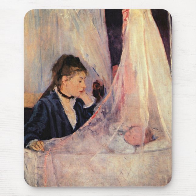 The Cradle, famous painting, Mouse Mat (Front)