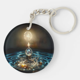 The Cradle of Life_Digital Art Key Chain