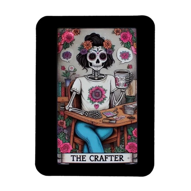 The Crafter Tarot Card Magnet (Vertical)