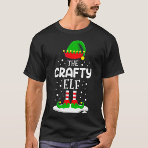 The Crafty Elf Christmas Family Matching Costume P T-Shirt