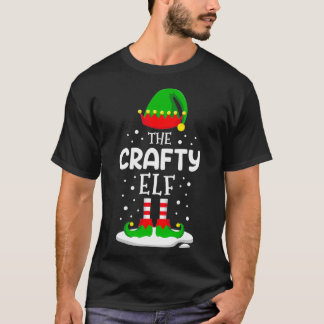 The Crafty Elf Christmas Family Matching Costume P T-Shirt